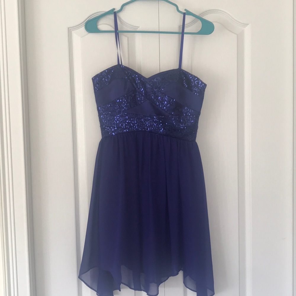 Royal blue dress